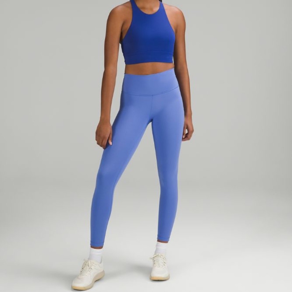 Lululemon Wunder Train High Rise 25” Purple Blue Leggings